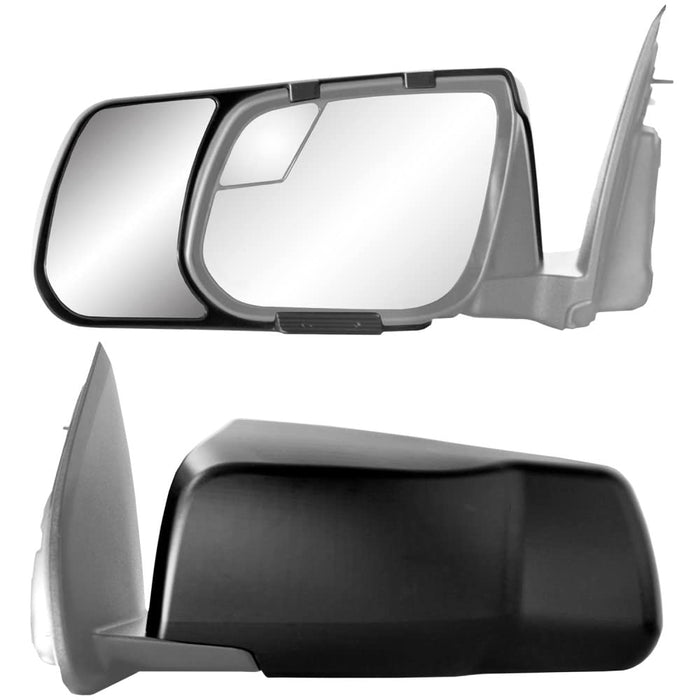 K-Source 80940 K Source Fit System Snap & Zap RV Towing Mirrors 2 Pack