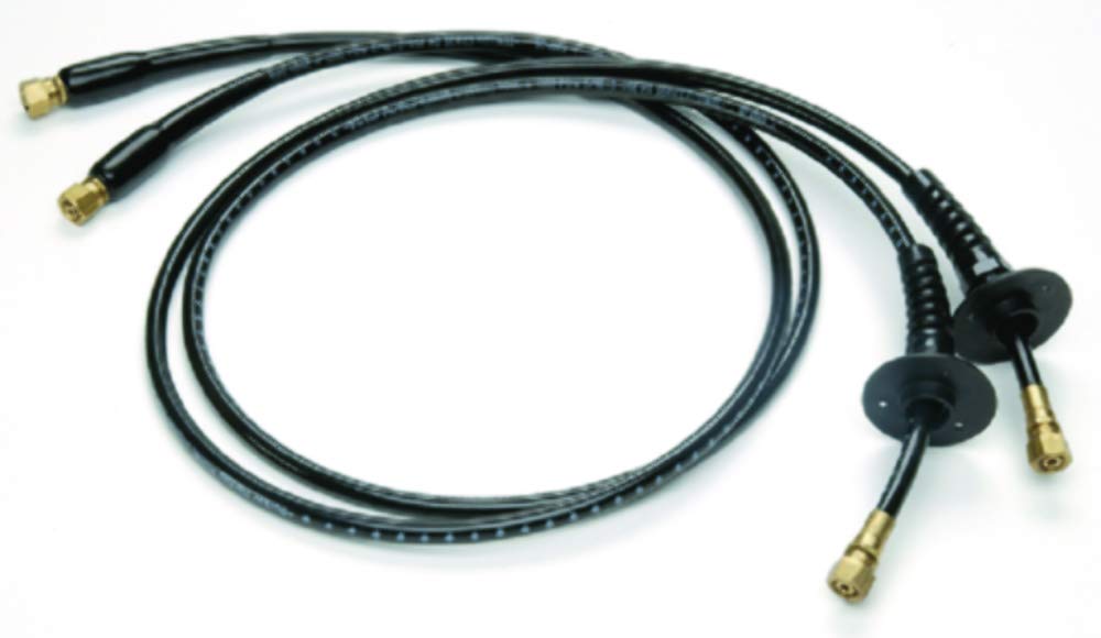 Uflex KITOBBHBR-22 Hydraulic Hose Kit with Fittings, 22', Includes Pre-Crimped Brass/Bulkhead Fittings, Bend Restrictors