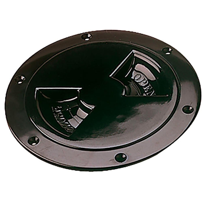 Sea Dog 337155 Sea-Dog Screw Out Deck Plate, 5" Black