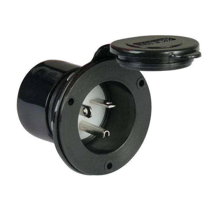 Park Power 200BBI.RV Power Inlet, 20A Black