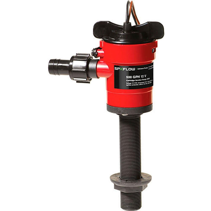 Johnson Pump 28103-00 Cartridge Aerator Pump, 1000 GPH Straight