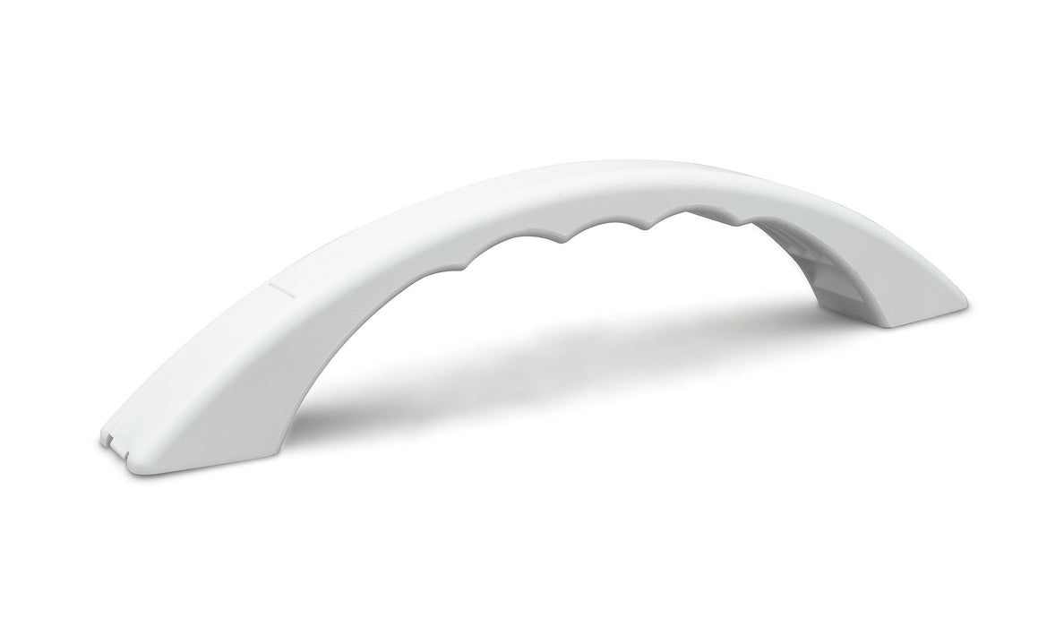 B&B Molders 94164 Contemporary Grab Handle, Polar White