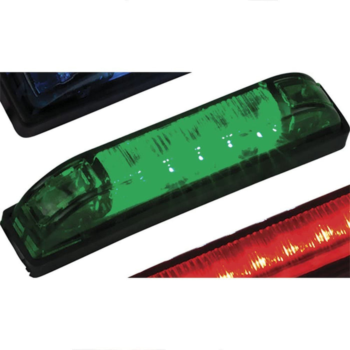 Sea Dog 401467-1 Seadog 12V LED Strip Light, 6", Green