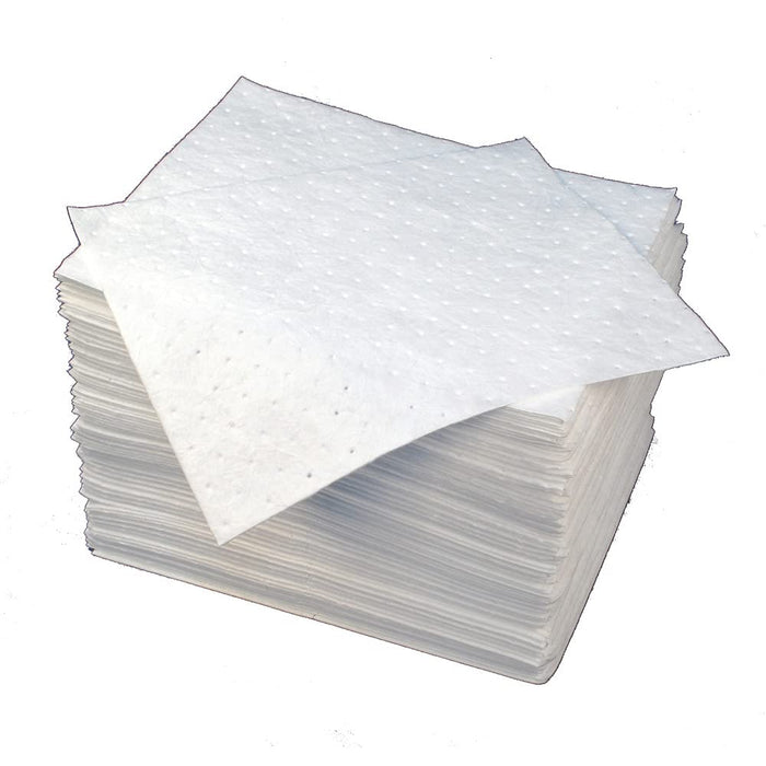 Buffalo Rags 91107 Recycled Heavy Weight Oil Only Sorbent Pads (100 Per Pack)