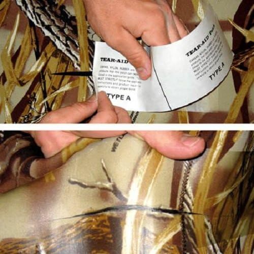 Tear-Aid 616-DBOXA100 Repair Kit, Type A - Multi-Surface Patching for Canvas, Rubber, Neoprene, Nylon & More