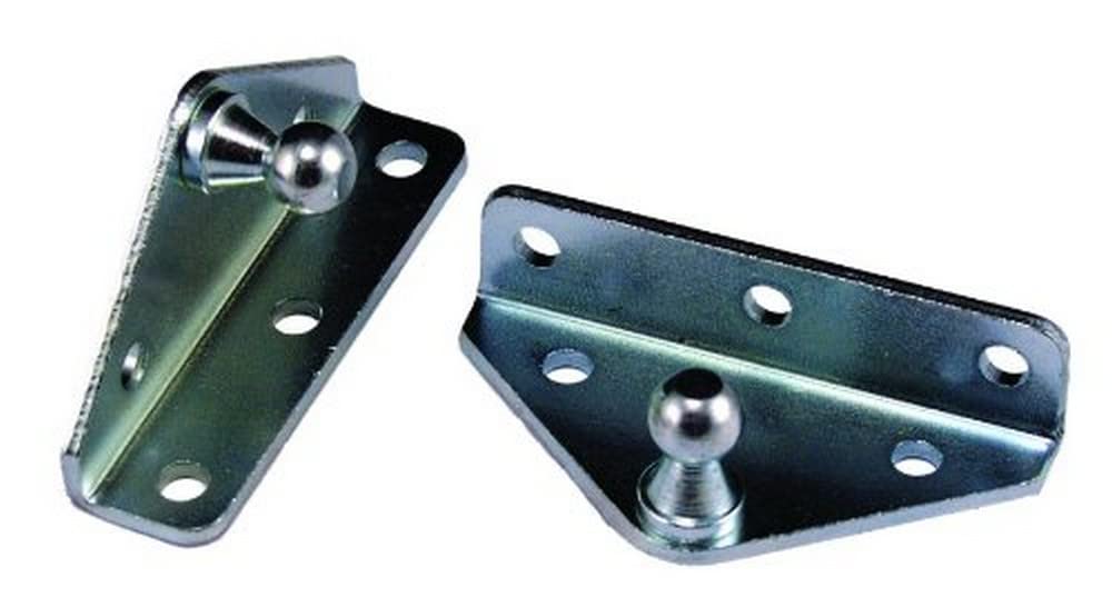 JR Products BR-12553 Gas Spring Mounting Brackets Angled, 2/pk
