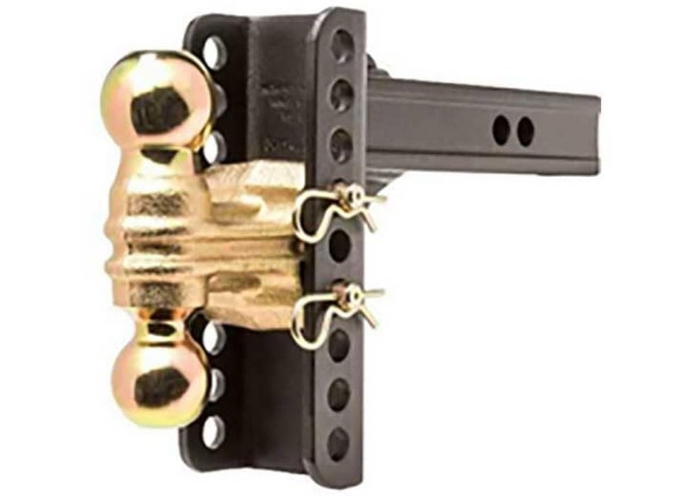 Blue Ox BXH14161 2" Adjustable Dual Ball Mount, 6" Drop