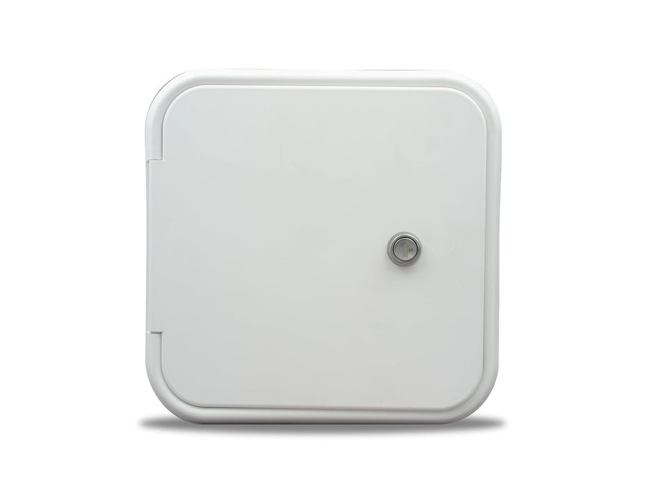 B&B Molders 94312 Multi-Purpose Fuel Hatch w/Slant Back, Polar White