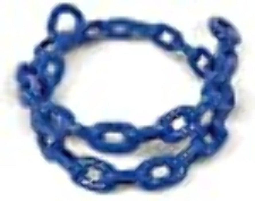 Greenfield Products 2115-R 1/4" x 4' Anchor Lead Chain Royal Blue