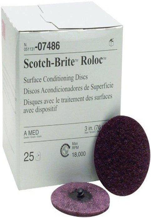 3M 7486 3 Roloc Surface Cond. Medium