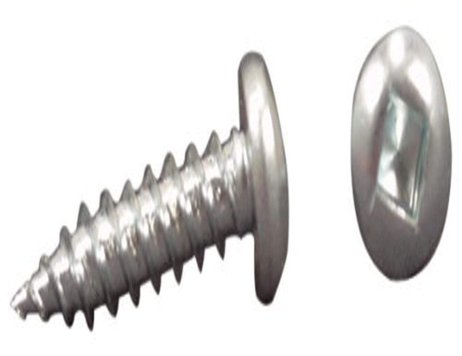 AP Products 012-PSQ50 8 X 1 Pan Head Square Recess Screw, 8 x 1, Zinc, 50/pk