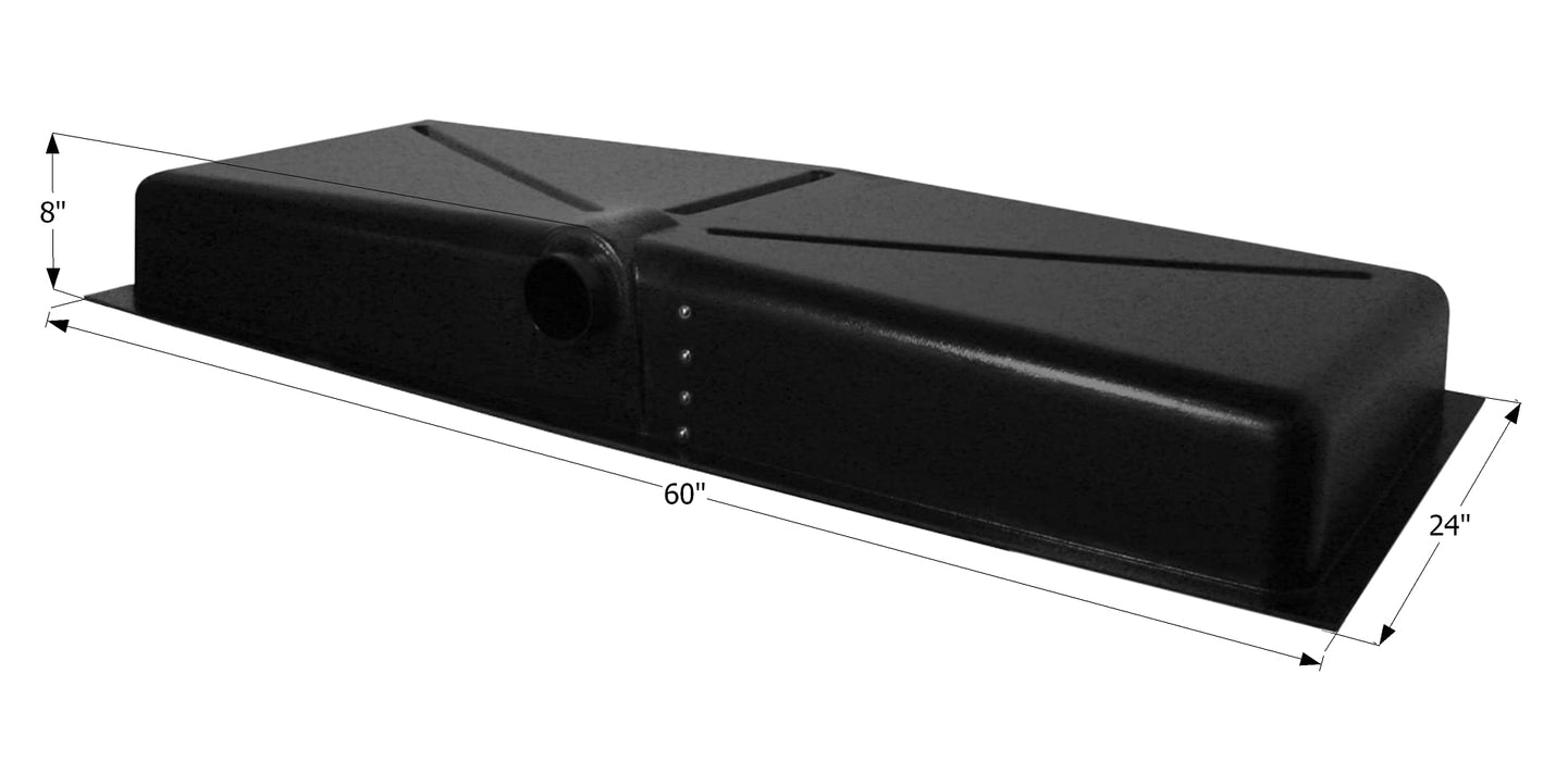 Icon 12427 RV Center Side Drain Holding Tank, 30 Gal.