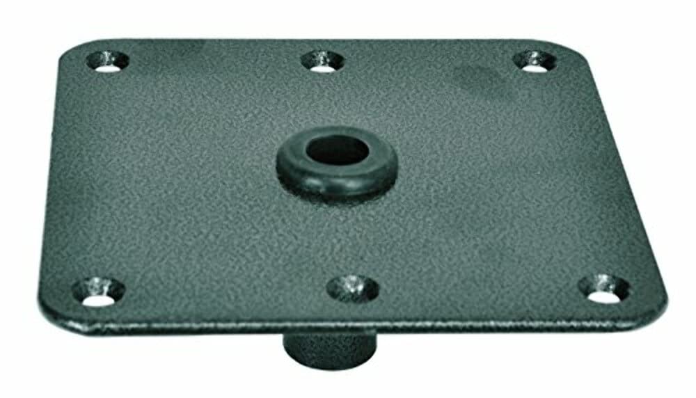 Springfield 1620018 KingPin 7" x 7" Standard Square Base, Mild Steel w/ Kennedy Finish