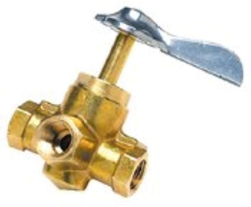 Seachoice 50-20761 Brass Three Way Fuel Line Valve