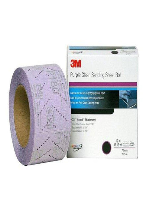 3M 30700 Hookit Purple Clean Sanding Sheet Roll, P800