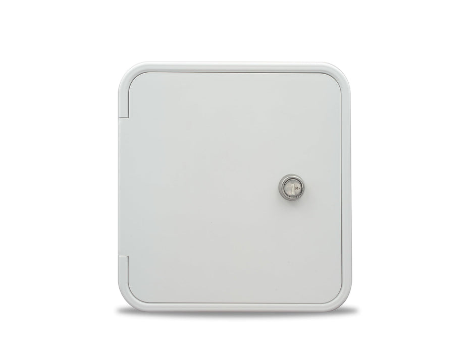 B&B Molders 94304 Fuel Hatch w/Oval Back, Polar White