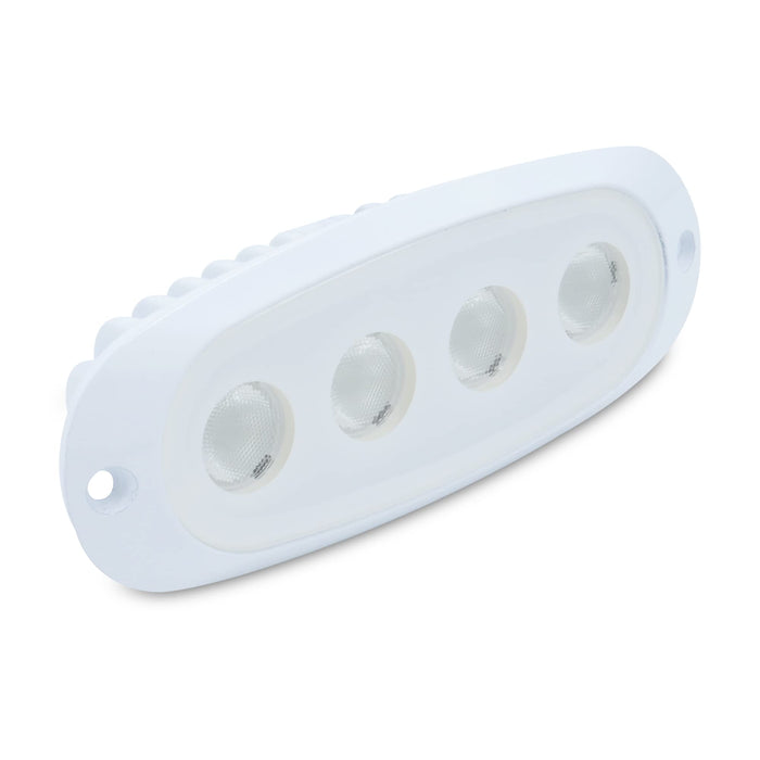 TH Marine LED-39120-DP T-H Marine Oval Recessed Mount Spreader 4 Bright White, LED Lights
