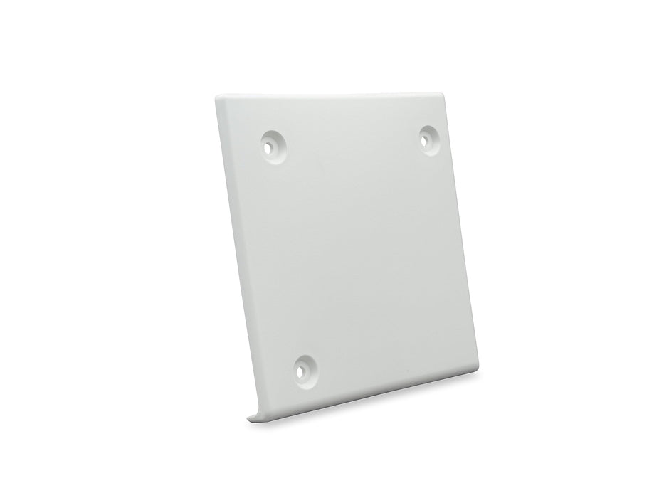 B&B Molders 94291 Square Corner Slide-Out Extrusion Cover4.75", Polar White
