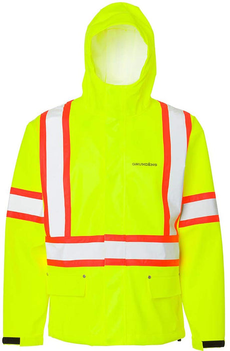 Grundens 10333-770-0018 CSA Neptune Jacket-CSA Hi-Vis Yellow-3XL