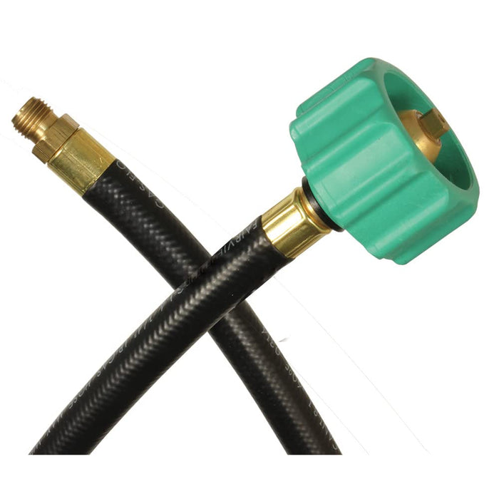 JR Products 07-30775 RV Rubber Pigtail Hose with 1/4" Male Inverted Flare End