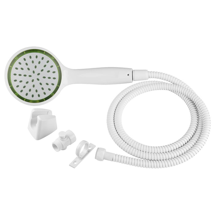Dura Faucet DF-SA470K-WT Pressure Assist Shower & Wand Hose Kit, White