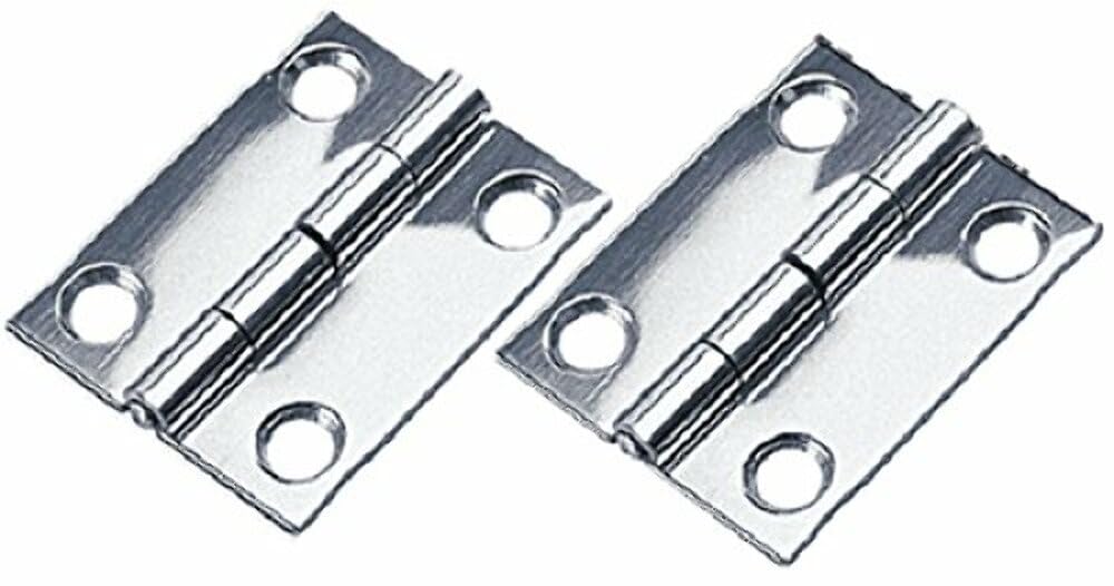 Sea Dog 201071-1 Sea-Dog Stainless Butt Hinge, 1-1/2" x 1-2"