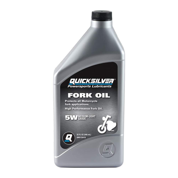 Mercury 92-8M0128410 Quicksilver High Performance Fork Oil, 5W, Qt., 6/case