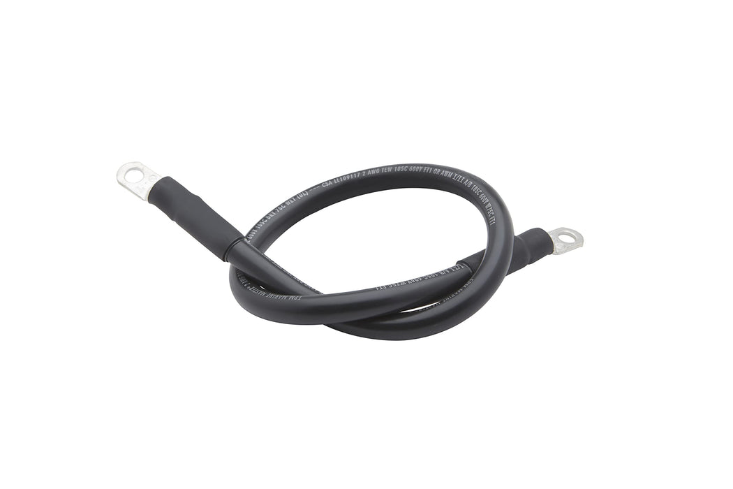Seachoice 63001 Tinned Copper Battery Assembly, 2 AWG, Black, 2'