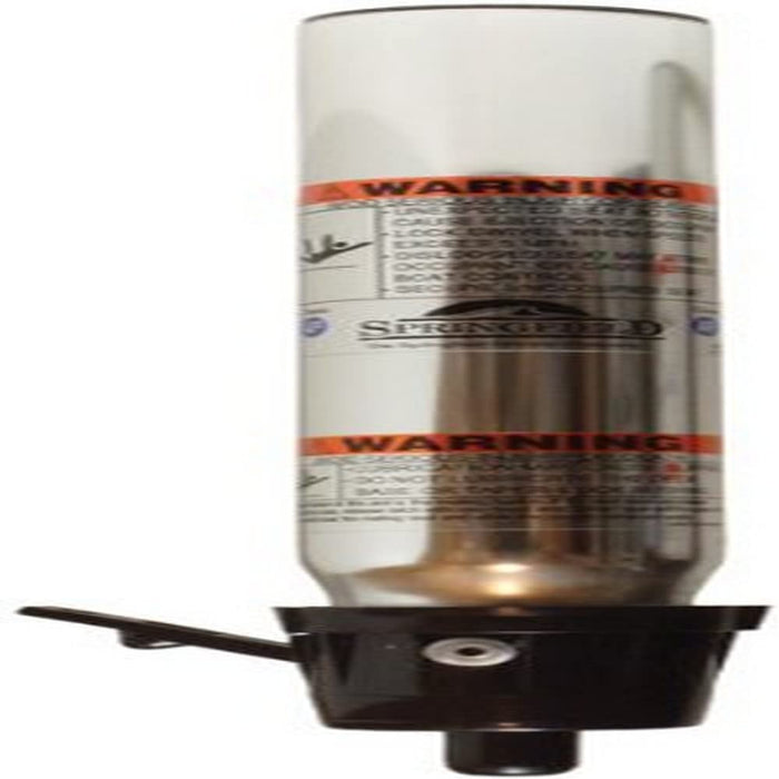 Springfield 1600610 Taper-Lock 2-3/8" Fixed Height 13" Post, Brite Dip Finish