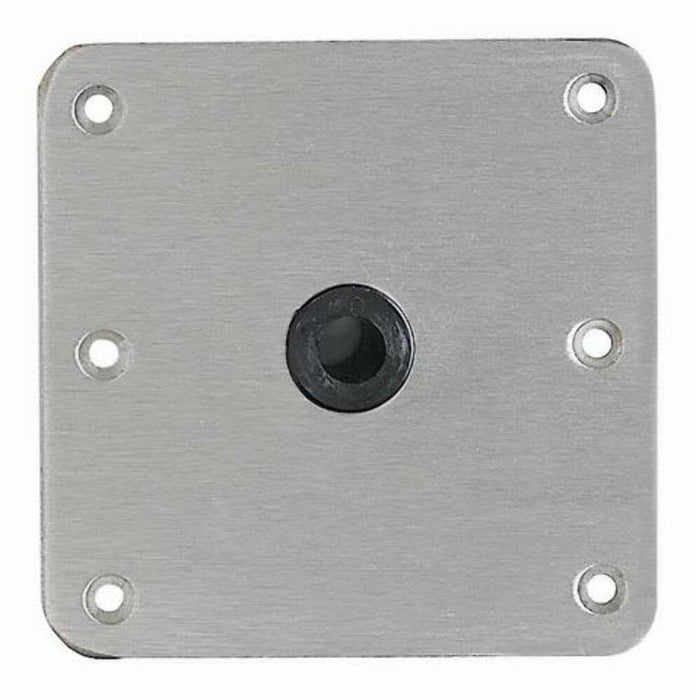 Attwood 67739 7" x 7" Lock'N-Pin™ 3/4" Pin Stainless Base Plate, Bulk