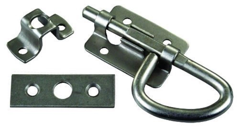 JR Products 20655 Universal Latch, Silver