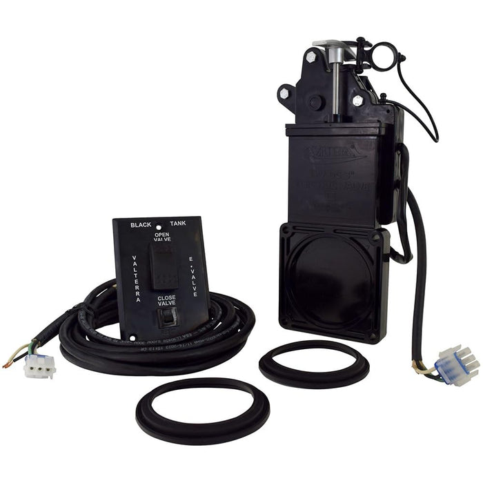 Valterra E1003NEVP E-Valve, Electric Waste Valve System, 1-1/2", w/switch, No Fittings, Boxed