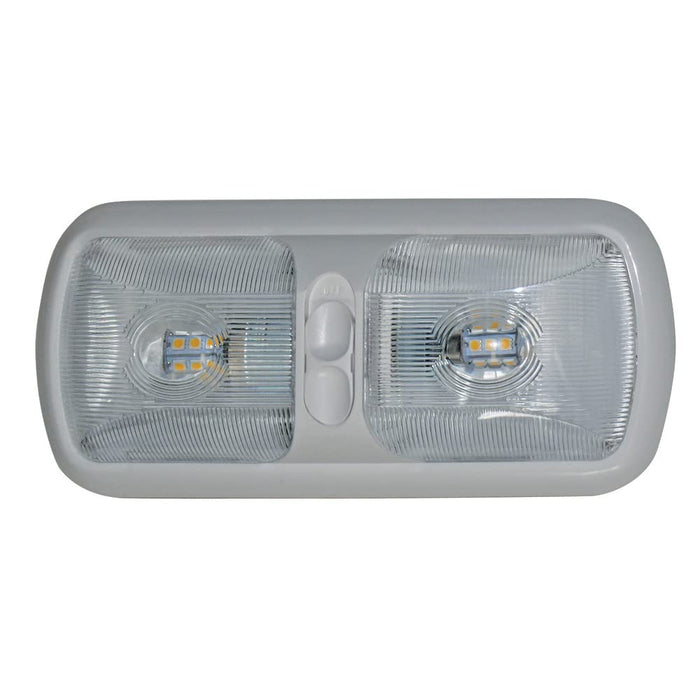 Valterra DG71251VP Incandescent Eurostyle Double Dome Light