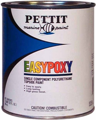 Pettit 1380106 EZ-Poxy Polyurethane Topside Finish, Black Gal