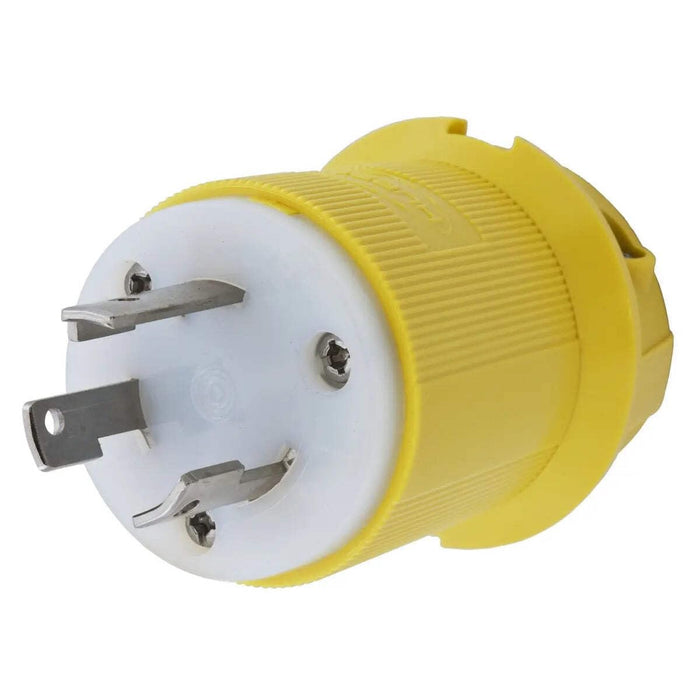 Hubbell HBL26CM11 Yellow 30A 125V Twist Lock Insulgrip Plug
