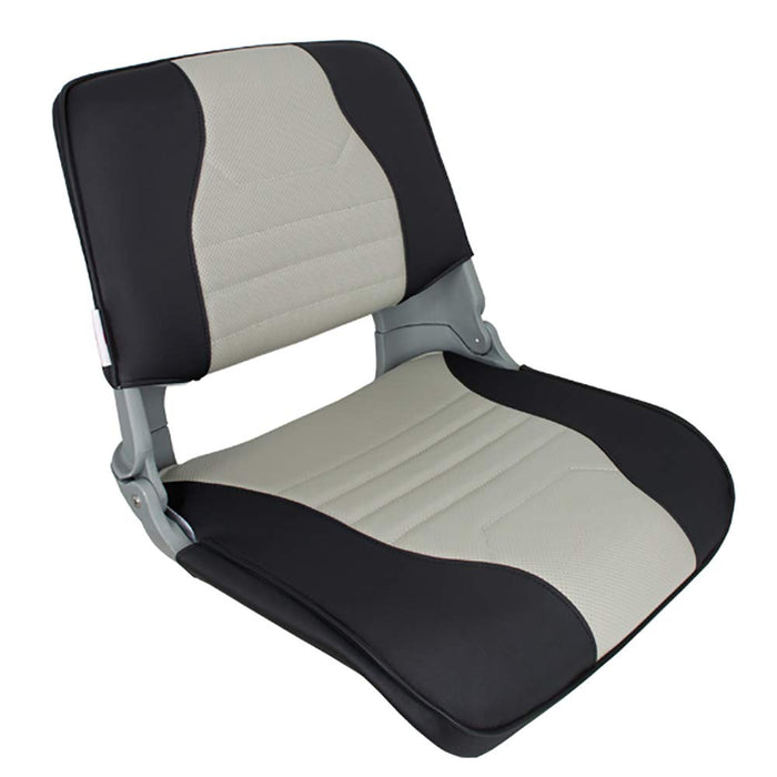 Springfield 1061057 Skipper Seat With Cushions, Deluxe Charcoal/Gray/Gray Shell