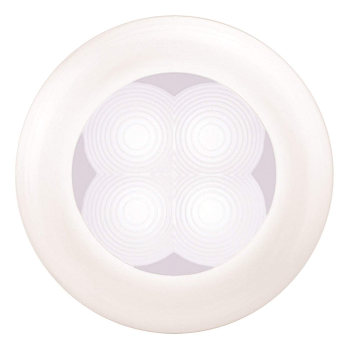 Hella 980500441 LED Light White w/White Bezel 12V