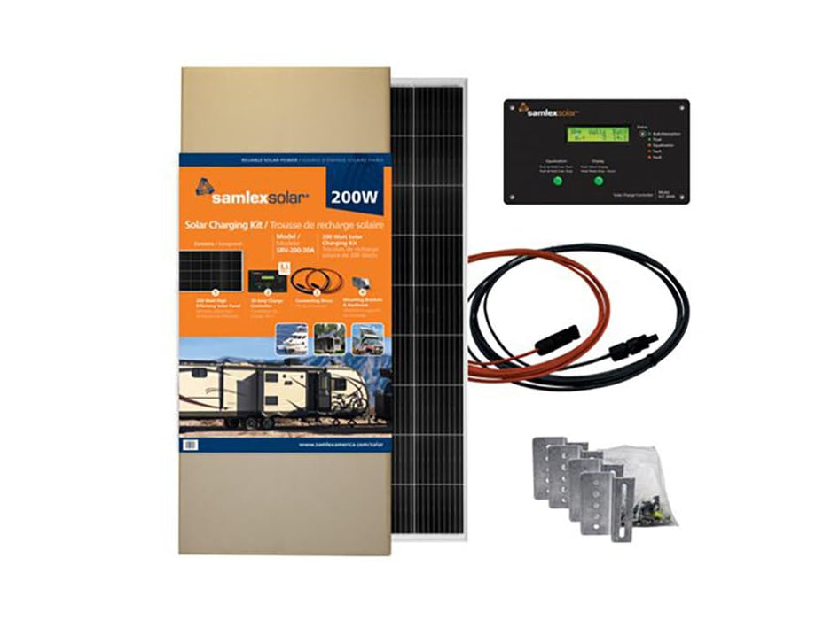 Samlex America SRV-200-30A SamlexSolar 200W Solar Charging Kit
