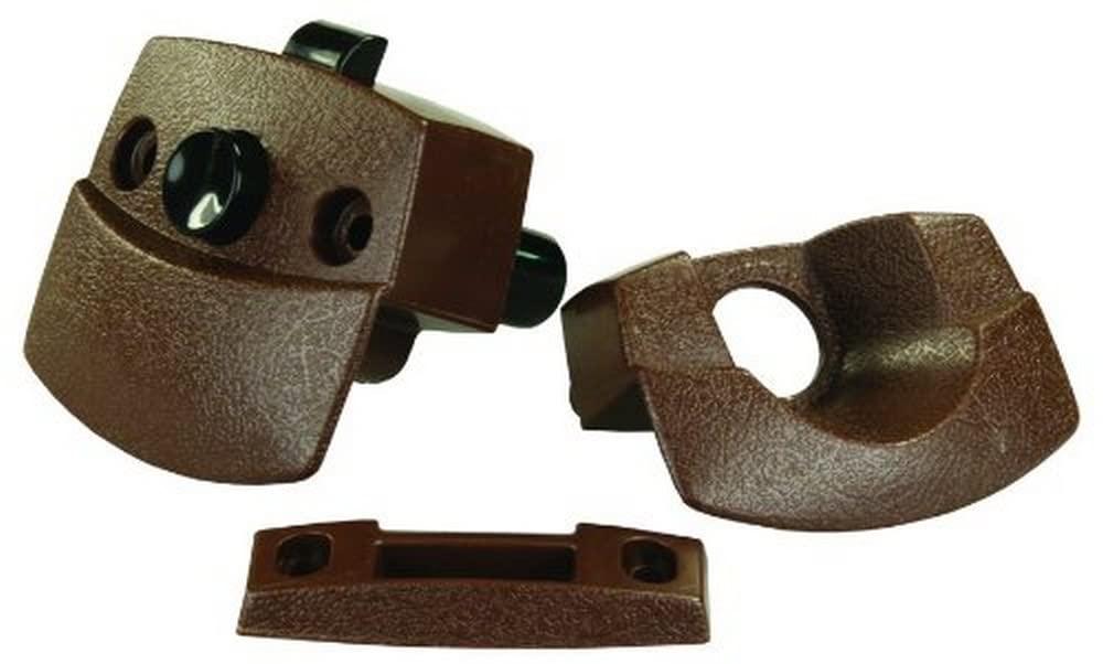 JR Products 20505 Brown Privacy Latch for RV Sliding & Folding Interior Doors
