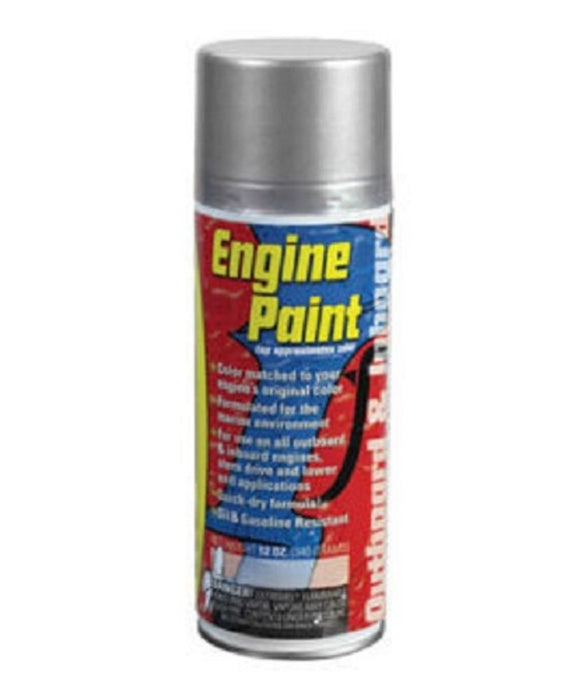 Moeller 25818 Engine Spray Paint, Volvo Metallic Silver
