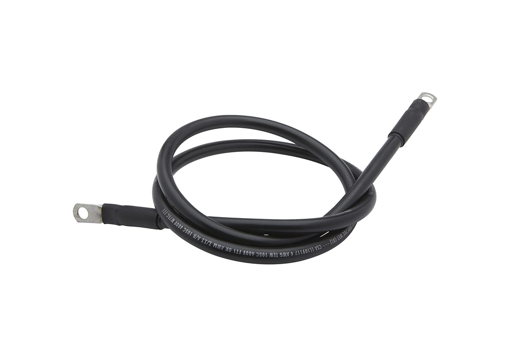 Seachoice 63024 Tinned Copper Battery Assembly, 4 AWG, Black, 6'
