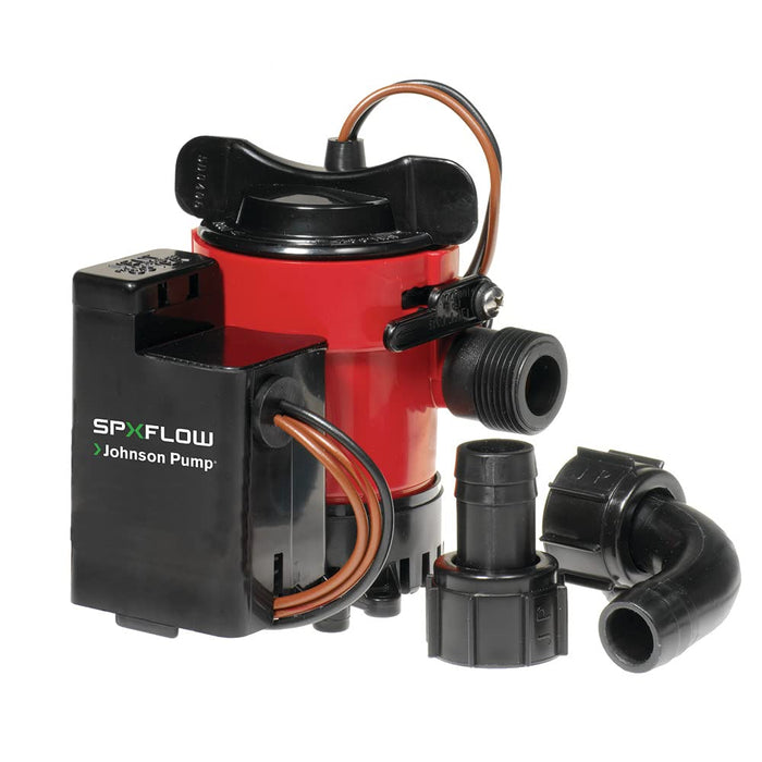 Johnson Pump 06203-00 Cartridge Combo Package Includes Auto Bilge Pump w/, Electronic Float Switch 12V