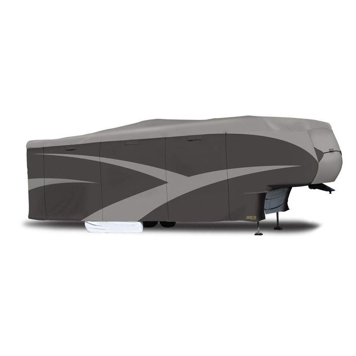 ADCO 52257 5TH Wheel & Toy Haulers Designer Series SFS AquaShed Cover, Gray