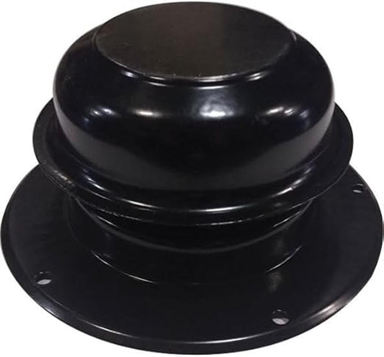 Hengs 10004-C Metal Plumbing Vent, Black