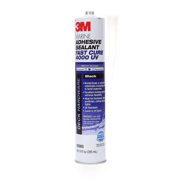 3M 14316 4000UV Fast Cure Sealant, Black, 10 oz. Cartridge