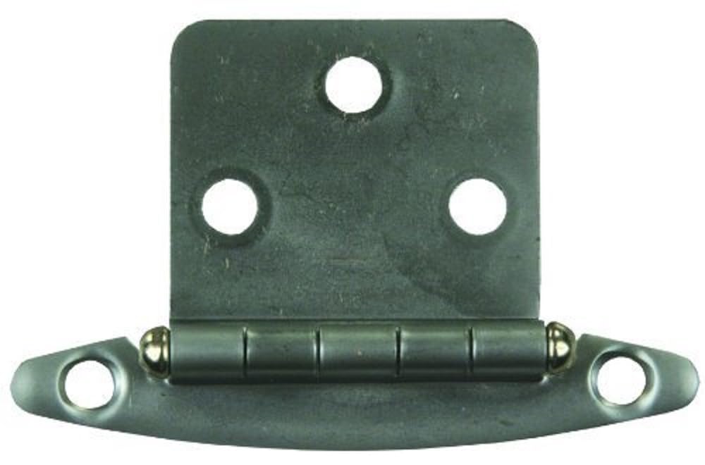 JR Products 70655 Free Swing Flush Mount Hinge, Satin Nickel
