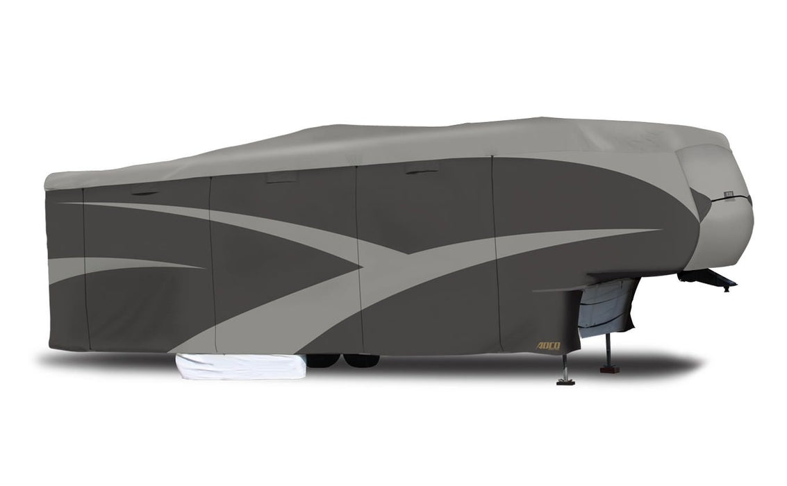 ADCO 52258 5TH Wheel & Toy Haulers Designer Series SFS AquaShed Cover, Gray