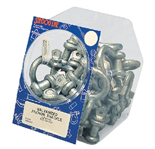 Sea Dog 147810-5 3/8" Galvanized Anchor Shackles, 30 Pieces