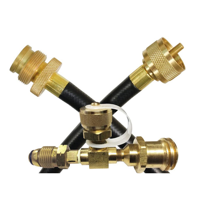 JR Products 07-31515 LP Tank Quick Connect Extended Flo Kit w/ 144" Hose for RV, Grills & Lanterns