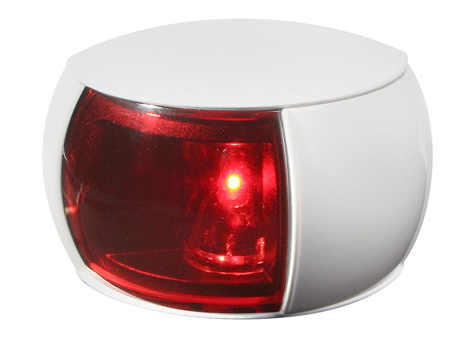 Hella 980520011 NaviLED Port (Red) Side Light Only, White w/Red Lens, 1 ea.